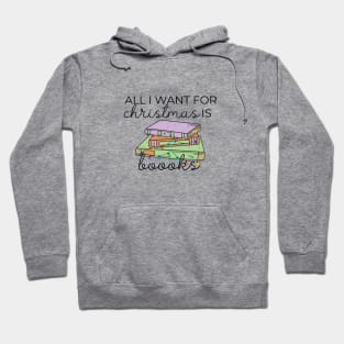 All I Want For Christmas Is Books Hoodie